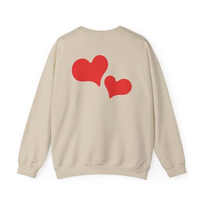 Floating Hearts Valentine's Day Sand Sweatshirt