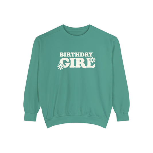 Birthday Girl Light Green Sweatshirt