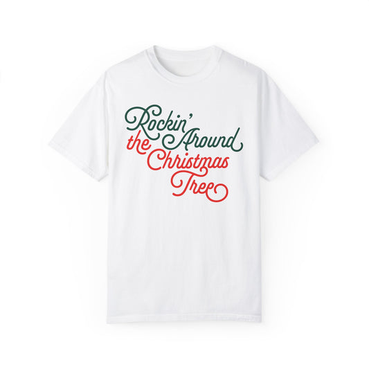 Rockin' Around the Christmas Tree White T-Shirt