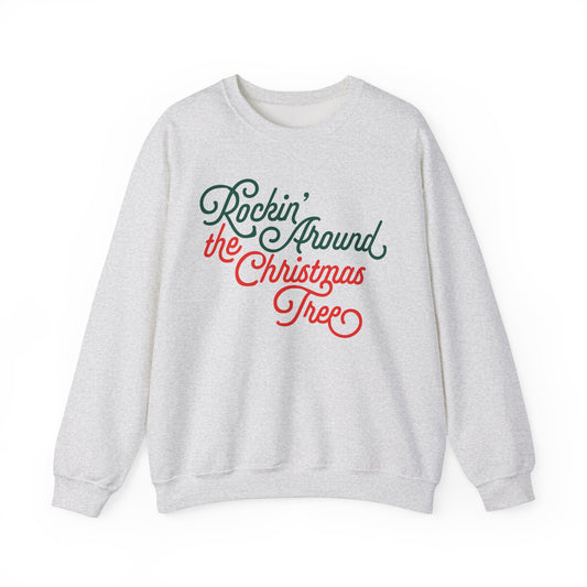 Rockin' Around the Christmas Tree Ash Sweatshirt