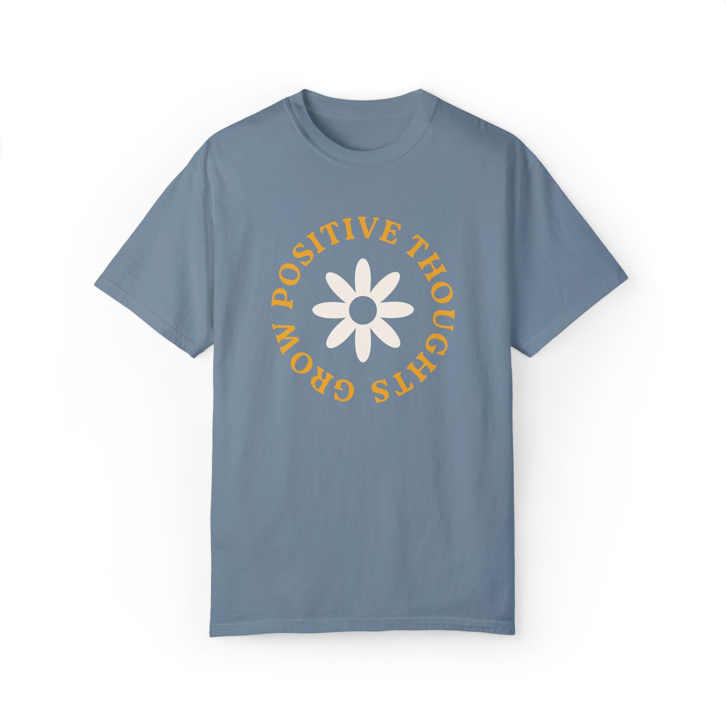 Grow Positive Thoughts Ice Blue T-Shirt