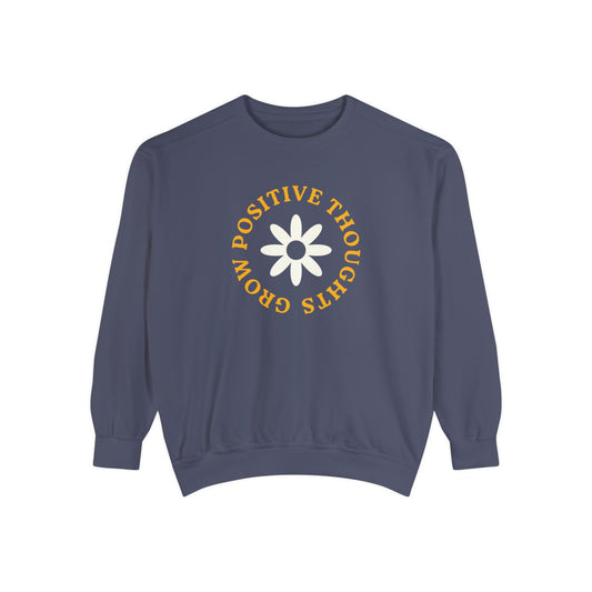 Grow Positive Thoughts Denim Sweatshirt