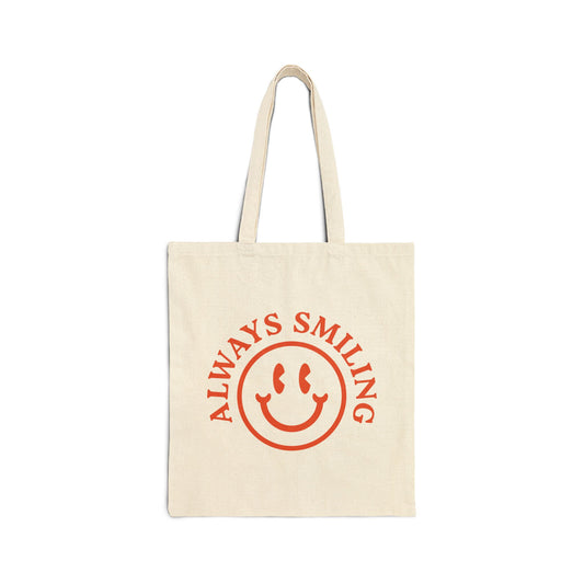 Always Smiling Natural Tote Bag