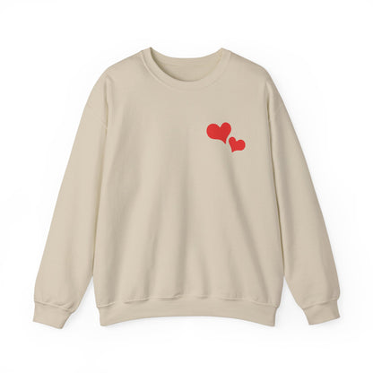 Floating Hearts Valentine's Day Sand Sweatshirt